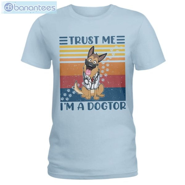 German Shepherd Trust Me I'm A Dogtor T-Shirt Long Sleeve Tee Product Photo 4
