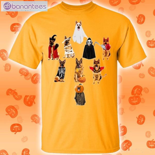 German Shepherds In Halloweens Funny T-Shirt Product Photo 2