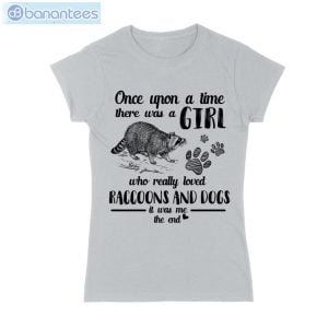 Girl Who Loved Raccoons And Dogs T-Shirt Long Sleeve Tee Product Photo 2