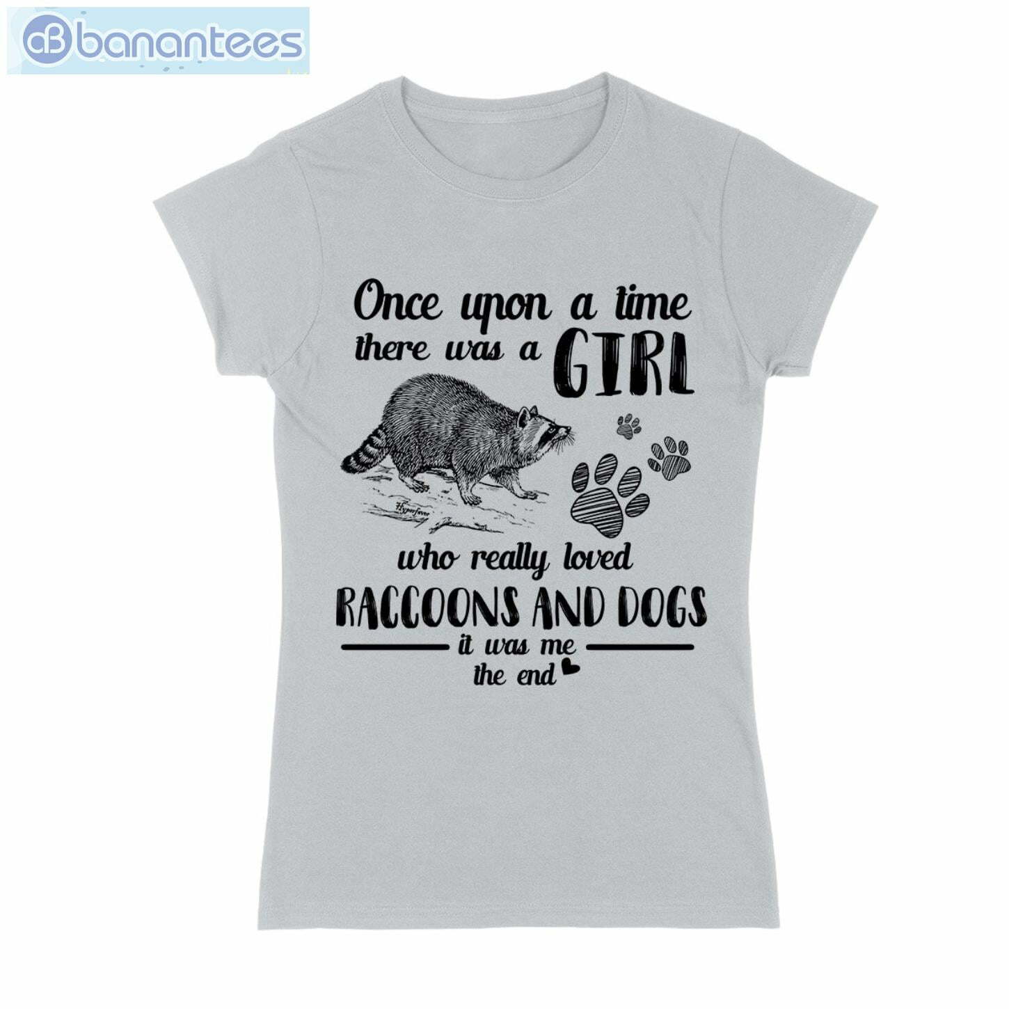 Girl Who Loved Raccoons And Dogs T-Shirt Long Sleeve Tee Girl Who Loved Raccoons And Dogs T-Shirt Long Sleeve Tee Product Photo 2