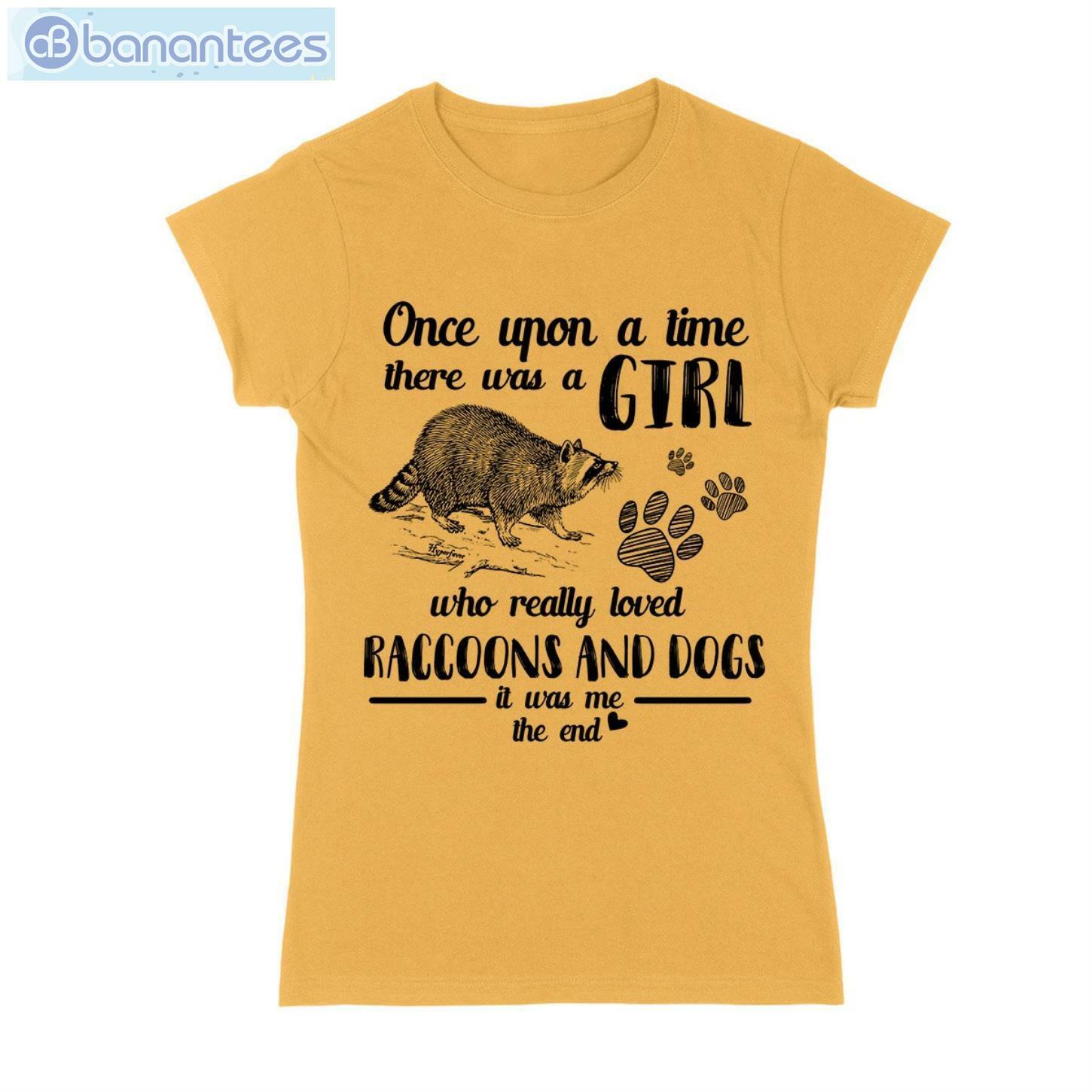 Girl Who Loved Raccoons And Dogs T-Shirt Long Sleeve Tee Girl Who Loved Raccoons And Dogs T-Shirt Long Sleeve Tee Product Photo 4