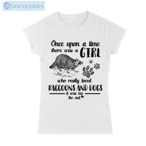 Girl Who Loved Raccoons And Dogs T-Shirt Long Sleeve Tee Product Photo 1