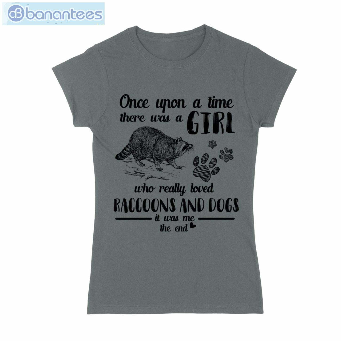 Girl Who Loved Raccoons And Dogs T-Shirt Long Sleeve Tee Girl Who Loved Raccoons And Dogs T-Shirt Long Sleeve Tee Product Photo 5