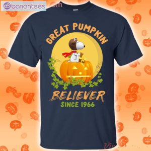 Great Pumpkin Believer Snoopy Halloween Pilot T-Shirt Product Photo 4