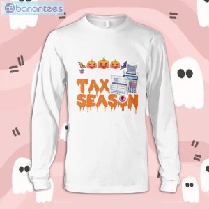 Halloween Accountant Tax Season Long Sleeve T-Shirt Product Photo 2