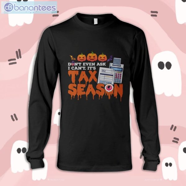 Halloween Accountant Tax Season Long Sleeve T-Shirt Product Photo 1