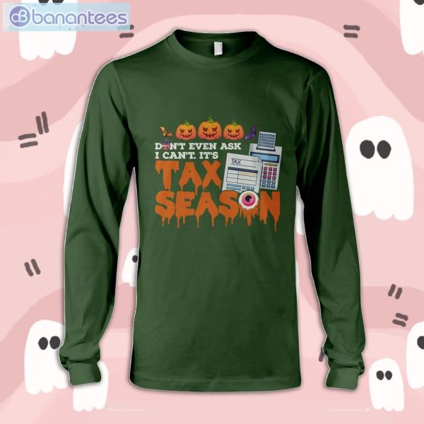 Halloween Accountant Tax Season Long Sleeve T-Shirt Product Photo 5