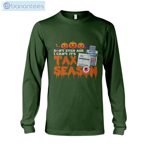 Halloween Accountant Tax Season Long Sleeve T-Shirt Product Photo 5