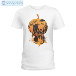 Halloween Believe Bf Alien T-Shirt Long Sleeve Tee Product Photo 2