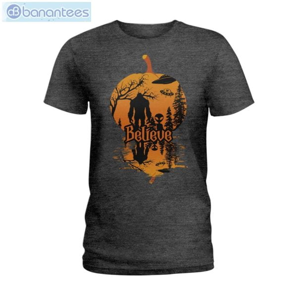 Halloween Believe Bf Alien T-Shirt Long Sleeve Tee Product Photo 4