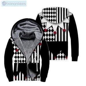 Halloween Jester Costume All Over Print Fleece Zip Hoodieproduct photo 1