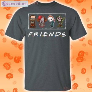 Horror Movie Characters Friends Style Funny Halloween T-Shirt Product Photo 2