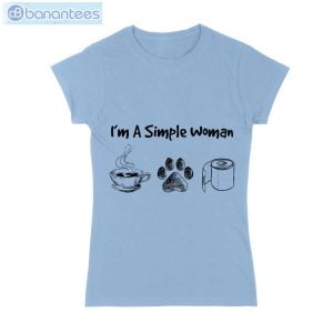 i am simple woman tea dog and toilet paper t shirt long sleeve tee 2 300x300 image I Am Simple Woman Tea Dog And Toilet Paper T-Shirt Long Sleeve Tee Product Photo 3