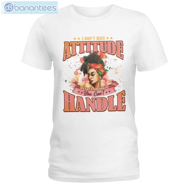 I Don't Have Attitude Black Girls T-Shirt Long Sleeve Tee Product Photo 2
