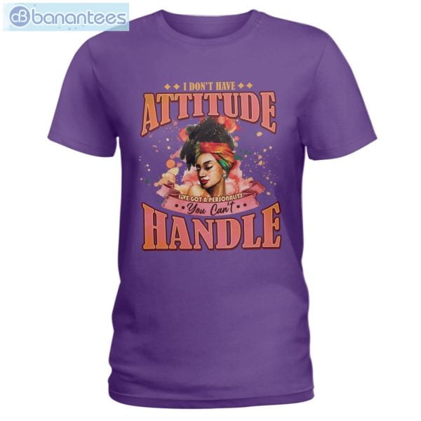 I Don't Have Attitude Black Girls T-Shirt Long Sleeve Tee Product Photo 3
