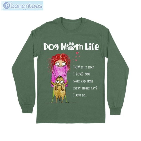 I Love You Dog Mom Cute T-Shirt Long Sleeve Tee Product Photo 9