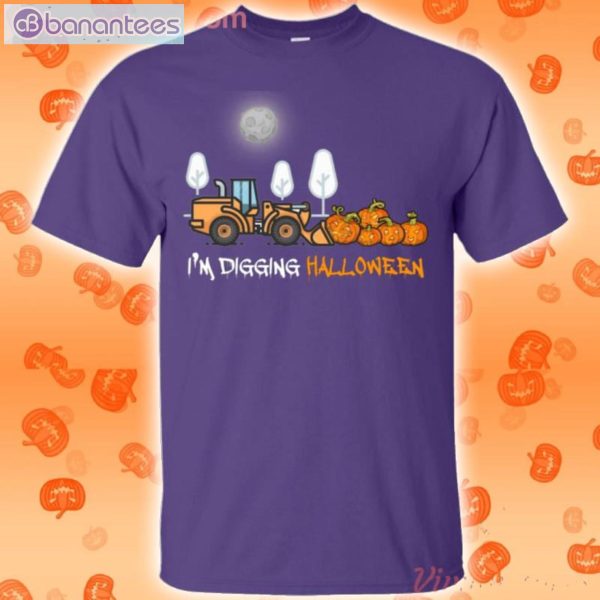 I'm Digging Halloween Construction Tractor T-Shirt Product Photo 5