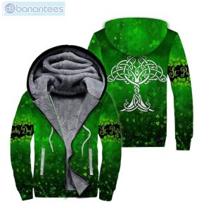 Irish Saint Patrick's Day All Over Print Fleece Zip Hoodieproduct photo 1