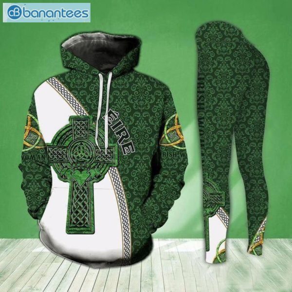 Irish Shop Irish Heart Cross Us Size Hoodie And Leggings Set Product Photo 1