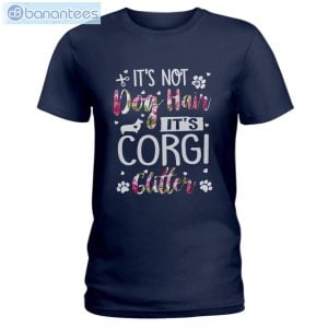It's Not Dog Hair It's Corgi Glitter T-Shirt Long Sleeve Tee Product Photo 3