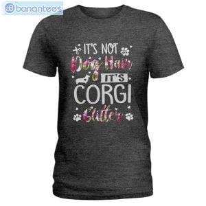 It's Not Dog Hair It's Corgi Glitter T-Shirt Long Sleeve Tee Product Photo 5