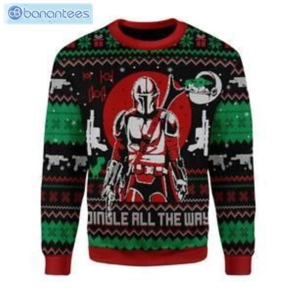 Jingle All The Way Ugly Christmas Sweater Product Photo 2