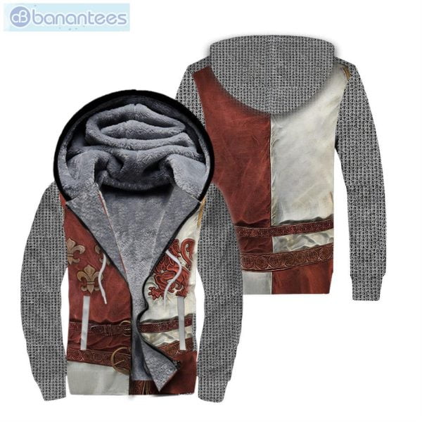 Knight Fans Best Gift All Over Print Fleece Zip Hoodieproduct photo 1