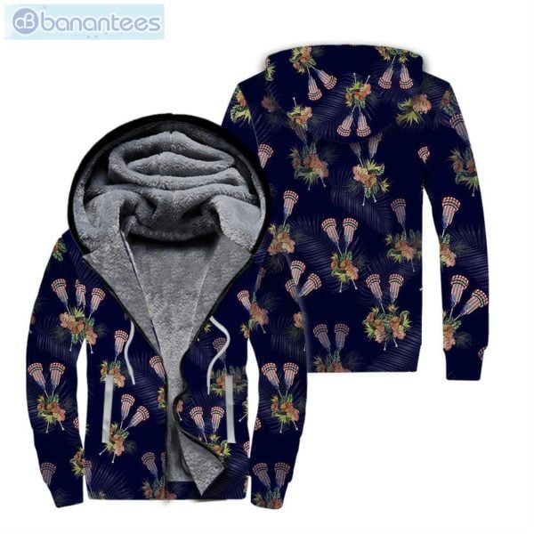 Lacrosse Tropical All Over Print Fleece Zip Hoodieproduct photo 1