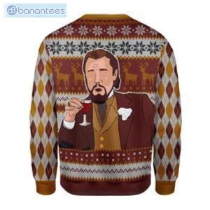 Leo Laughing Meme Ugly Christmas Sweater Product Photo 1