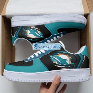 Logo Miami Dolphins Lover Best Gift Air Force Shoes For Fans Product Photo 1