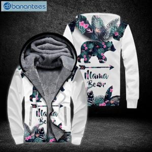Mama Bear Happy Mother’s Day All Over Print Fleece Zip Hoodieproduct photo 1