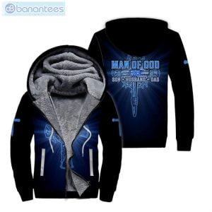 Man Of God Jesus All Over Print Fleece Zip Hoodieproduct photo 1