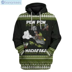 Mando And Baby Star War Knitting Pattern All Over Print 3D Hoodie Product Photo 1