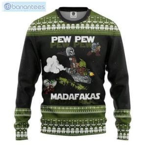 Mando And Baby Sw Ugly Christmas Sweater Product Photo 1