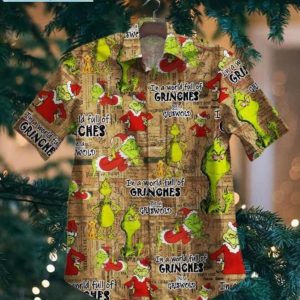 Merry Christmas Grinch Be A Grisworld Hawaiian Shirtproduct photo 1