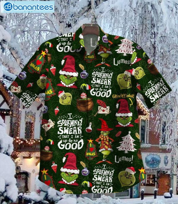 Merry Christmas Hot Good Grinch Vintage Hawaiian Shirtproduct photo 1