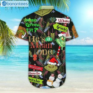 Merry Christmas Hot Grinch Christmas Vintage Hawaiian Shirtproduct photo 3