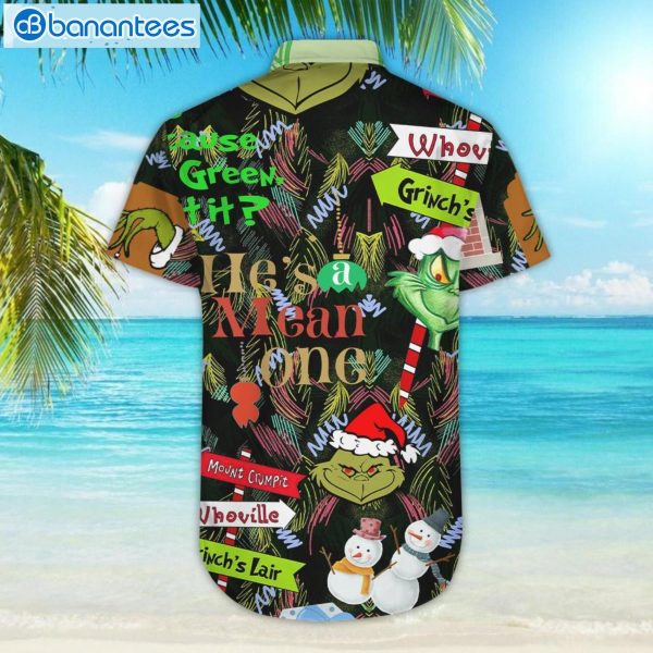 Merry Christmas Hot Grinch Christmas Vintage Hawaiian Shirtproduct photo 3