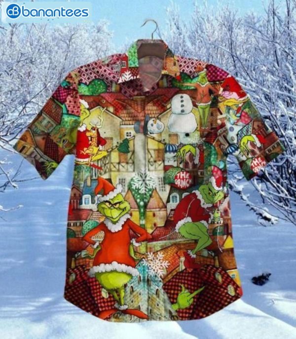 Merry Christmas Hot Grinch Stole Christmas Vintage Hawaiian Shirtproduct photo 1