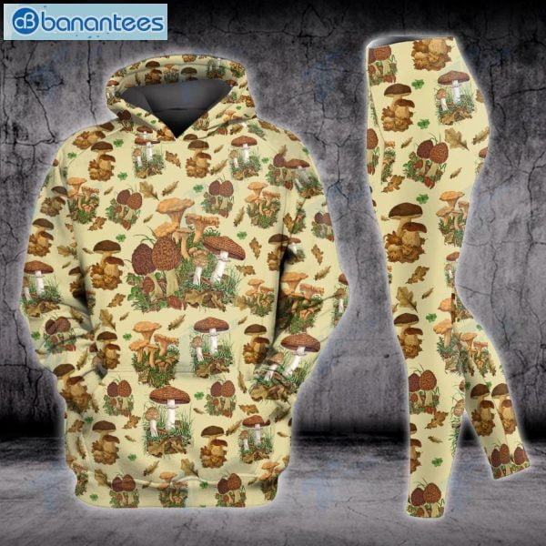 Mushroom Psychedelic Pattern 3D All Over Printed Hoodie Leggings Product Photo 2