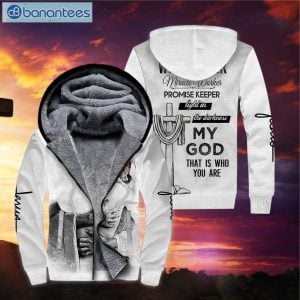 My God That Are Who You Are Jesus Easter All Over Print Fleece Zip Hoodieproduct photo 1