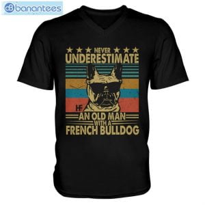 Never Underestimate An Old Man With A French Bulldog Long Sleeve T-Shirt Product Photo 4