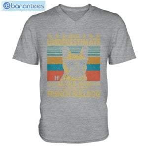 Never Underestimate An Old Man With A French Bulldog Long Sleeve T-Shirt Product Photo 6