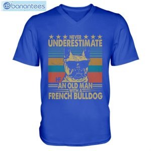 Never Underestimate An Old Man With A French Bulldog Long Sleeve T-Shirt Product Photo 7