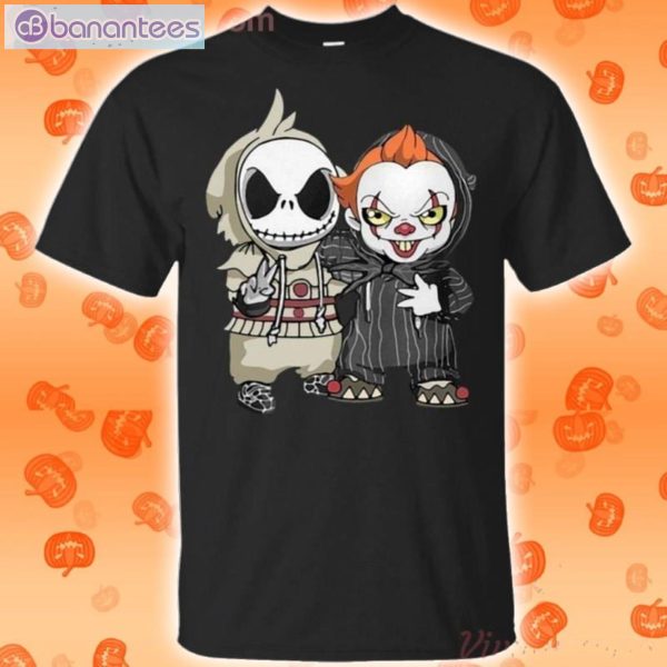Perfect Halloween Jack Skellington Pennywise T-Shirt Product Photo 1