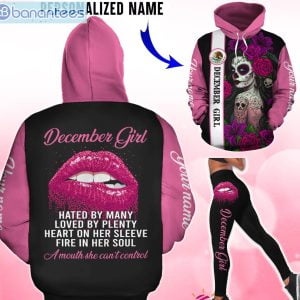 Personalized December Girl Loved By Plenty Heart 3D Hoodie And Leggings Set Product Photo 1