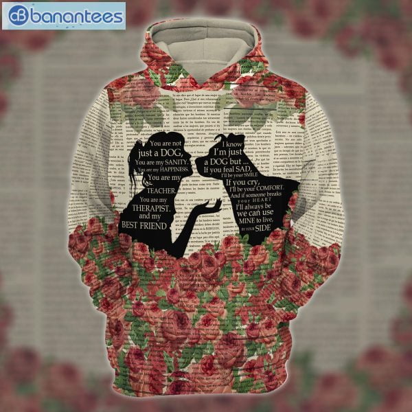 Pitbull Girl Therapist Best Friend Hoodie And Leggings Set Product Photo 2