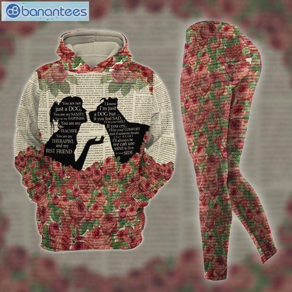 Pitbull Girl Therapist Best Friend Hoodie And Leggings Set Product Photo 1