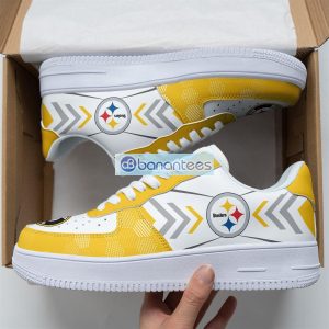 Pittsburgh Steelers Lover Best Gift Yellow Air Force Shoes For Fans Product Photo 1