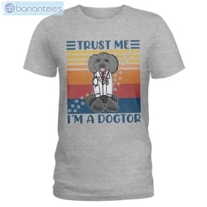 Poodle Trust Me I'm A Dogtor T-Shirt Long Sleeve Tee Product Photo 2